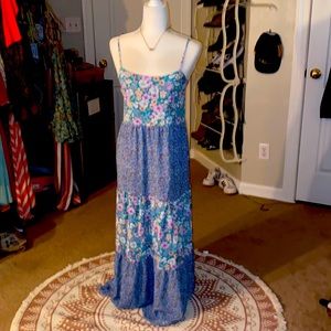 Patchwork Floral Maxi NWOT